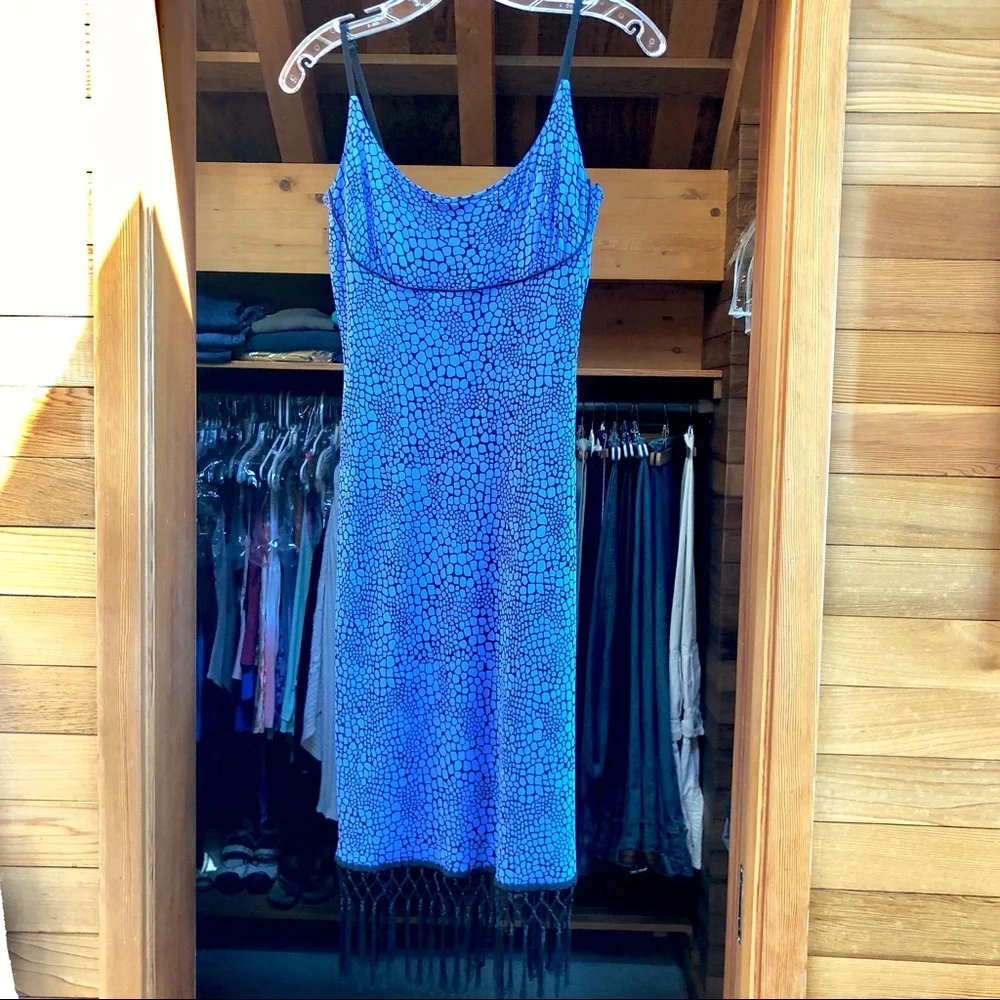 EUC ✨Classic Boho Dress w fringe - Picture 8 of 8